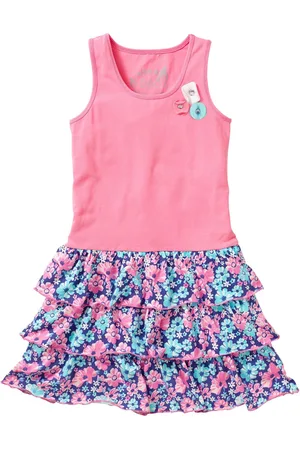 bonprix Abito di jersey con balze