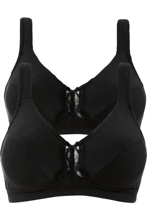 bonprix Reggiseno senza ferretto con cotone biologico (pacco da 2)