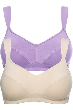 bonprix Reggiseno senza ferretto con cotone biologico (pacco da 2)