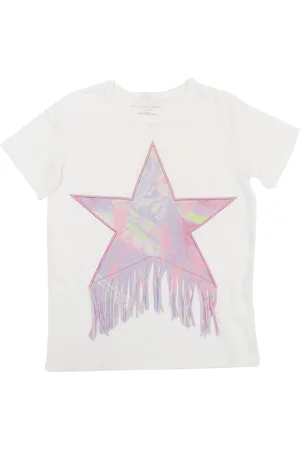 Stella McCartney T-Shirt Star Con Frange