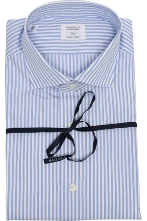 MAZZARELLI Camicia A Righe Slim Fit