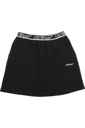 OFF-WHITE Bookish Logoband Sweatskirt Black - Whit
