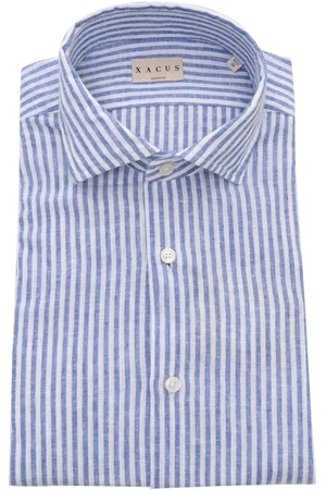 Xacus Camicia A Righe Azzurre