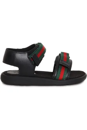 Gucci Td Gaufrette Sndl Lth W/Web