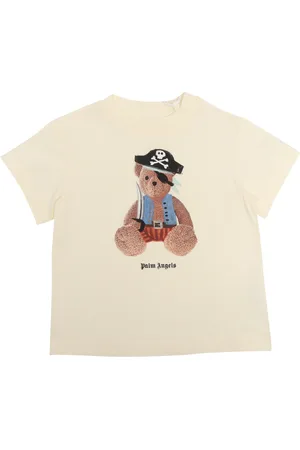 Palm Angels Pa Bear Pirate Reg T-Shirt Butter Brown