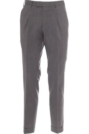 PT01 Pantalone - Master, 1 Pleat, Diagonal Pockets, Flap Back Pocket