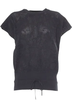 Fabiana Filippi Cotton Jacquard Crewneck Vest