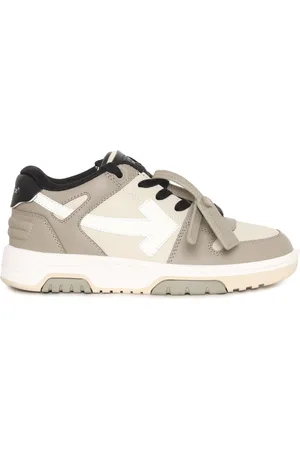 OFF-WHITE Out Of Office Olive Green - Light Brown