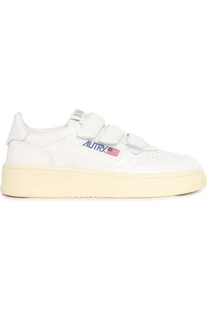 Autry Kidstripes Low Kid Leat/Four Wht/Wht
