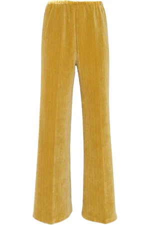 FORTE FORTE Pantalone Flared Velluto Maglia