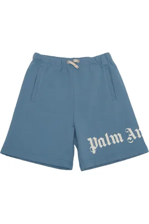 Palm Angels Classic Overlogo Sweat Short Dusty Blue