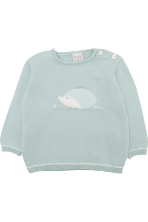 PAZ RODRIGUEZ Knit Newborn Pullover "Ruise�Or"