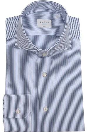Xacus Camicia Azzurra A Righe