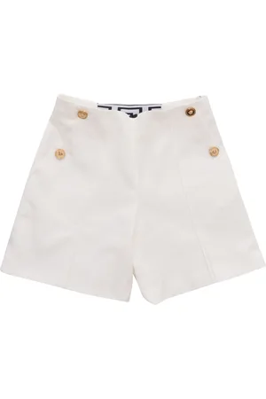VERSACE Shorts Bianchi Vita Alta