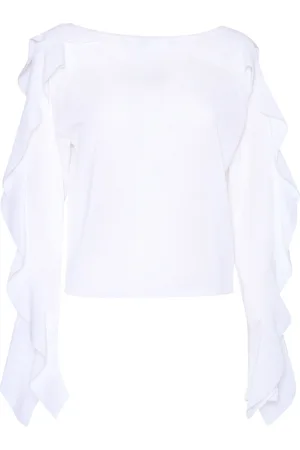 Alberta Ferretti Maglia Bianca