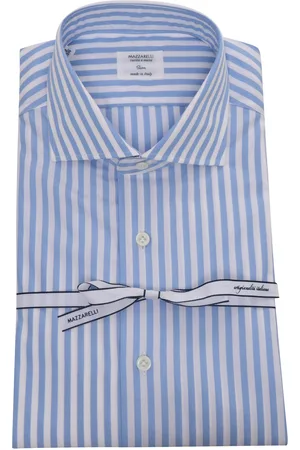 MAZZARELLI Camicia A Righe Azzurre