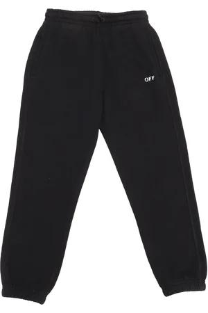 OFF-WHITE Off Stamp Plain Sweatpant Black - White