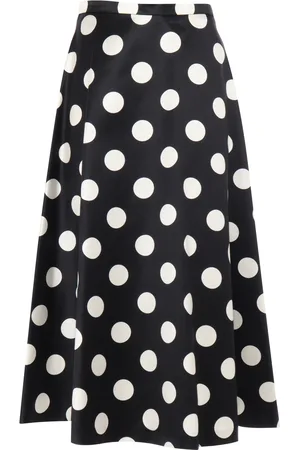 Max Mara Moneta Black White Skirt