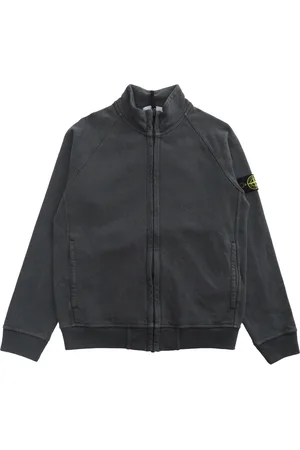 Stone Island Felpa Grigia Con Logo