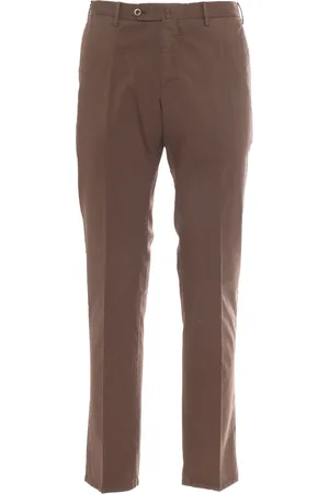 PT01 Pantalone - Slim, Flat Front, Diagonal Pockets