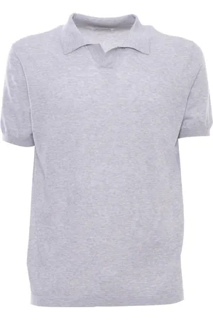 KANGRA CASHMERE Polo Grigia