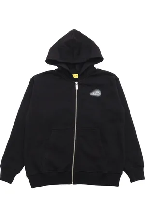 OFF-WHITE Arrow Spray Hoodie Zip Up Black - White