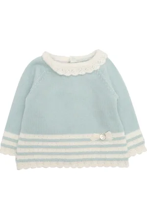 PAZ RODRIGUEZ Knit Newborn Sweater "Ruise�Or"