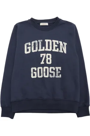 Golden Goose Journey/ Unisex Crewneck Regular Sweatshirt/ Blend Cotton