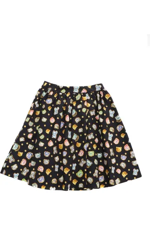Moschino Gonna Nera Con Stampe