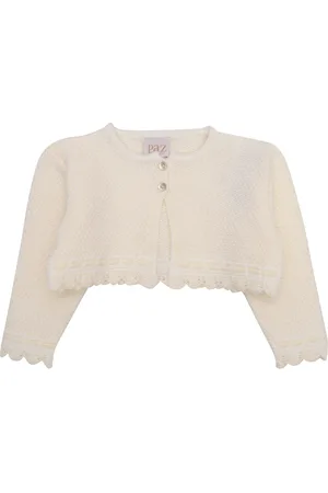 PAZ RODRIGUEZ Knit Newborn Short Cardigan "Paz Oi 24-25"