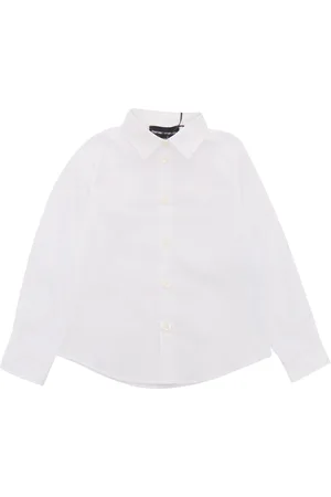 Emporio Armani Camicia Bianca Con Logo