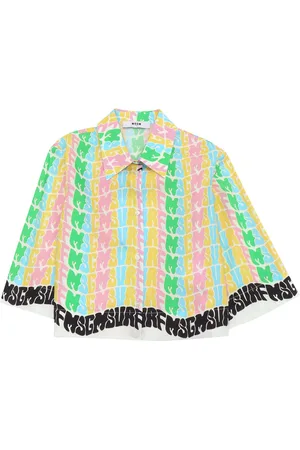 Msgm Poplin Shirt Girl