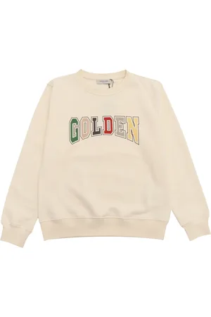Golden Goose Journey/ Unisex Crewneck Regular Sweatshirt/ Blend Cotton