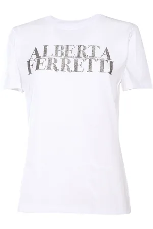 Alberta Ferretti T-Shirt Manica Corta In Jersey
