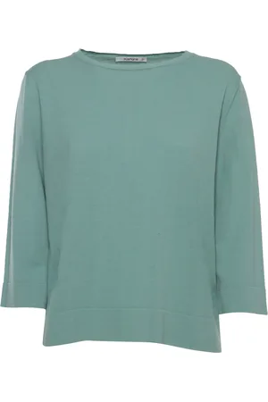 KANGRA CASHMERE Maglia Verde Acqua