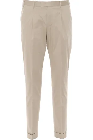 PT01 Pantalone - Master, 1 Pleat, Diagonal Pockets, Flap Back Pocket
