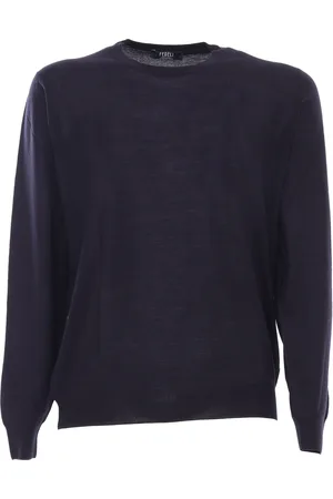 FEDELI Crew-Neck L/S Knitted Sweater Man