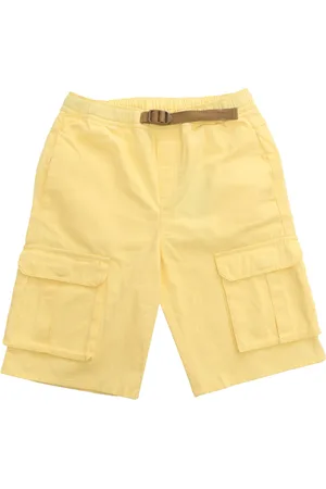 Stella McCartney Shorts Gialli Con Tasche