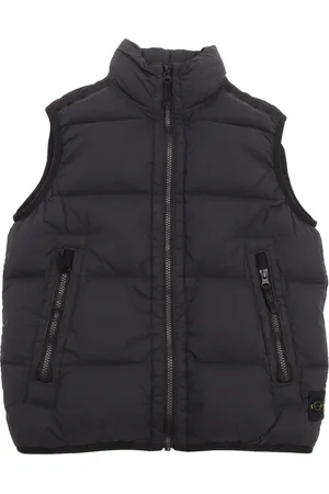 Stone Island Giubbotto S/Maniche Vera Piuma Rds