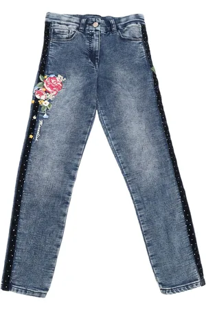 MONNALISA Jeans Ricamati Fleece Den