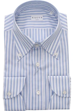 Xacus Camicia A Righe Azzurre