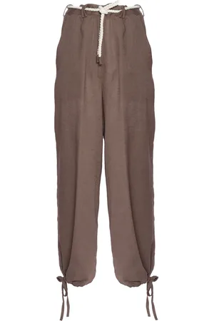 BALLANTYNE Pantaloni Baggy Marroni