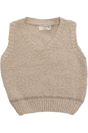 One More in the family Gilet Marrone In Maglia