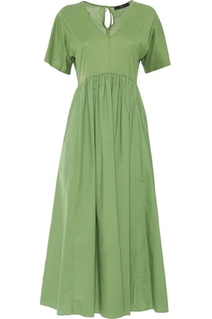 Max Mara Abito In Jersey Pistacchio