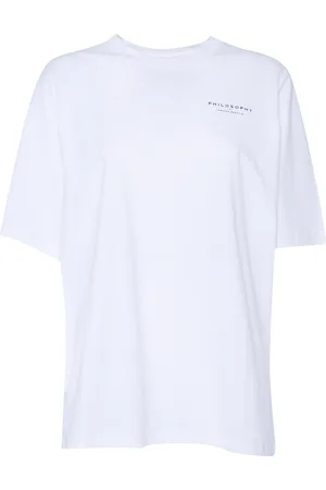 Serafini T-Shirt Bianca Con Logo