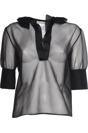 Serafini Maglia Nera Trasparente
