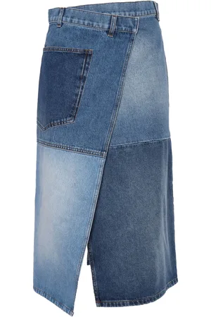 Serafini Gonna In Denim