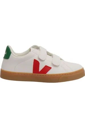 Veja Small Esplar Chromefree Leather Extra-White_Pekin_Emeraude