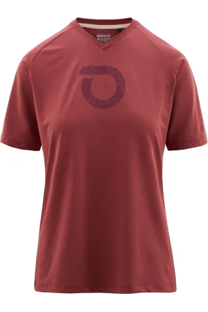 Briko ADVENTURE GRAPHIC LADY JERSEY - Active Jerseys - Shirt - Donna - BROWN PINKISH