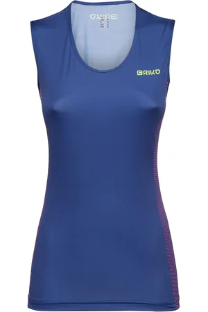 Briko FRESH LADY NS - Active Jerseys - Shirt - Donna - BLUE ELECTRIC